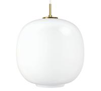 Louis Poulsen Suspension VL45 Radiohus Ø37cm Brass-white opal glass