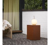 Louis Poulsen Lampe à poser VL 45 Radiohus Portable à batterie Laiton / Verre opalin blanc