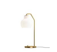 Louis Poulsen VL Ring Crown Table Tischleuchte, Brass / Opal Glass