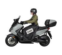 Louis Protection contre les intempéries Evo universelle, protection des jambes pour scooter, jusqu'à 60 km/h, housse de protection imperméable, doublure épaisse, logo réfléchissant, sangle de cou et