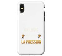 Louis Qui Gère la Pression Cadeau Drôle Louis Humour Bière Coque pour iPhone X/XS