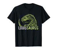 Louis Saurus Nom Personnalisé Dinosaure T-Rex T-Shirt