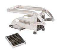 Tellier LOUIS Coupe-Frites Ménager Inox avec Ventouse - 2 Couteaux Inclus - Ustensile de Cuisine Pratique pour Frites Maison