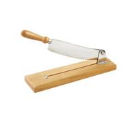 Louis Tellier - Coupe-pain socle bois, lame droite inox 25cm, sécurisé