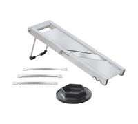 LOUIS TELLIER – Mandoline Inox Quickly Slice – Lame affûtée, pied antidérapant, peignes 2/3/6 mm