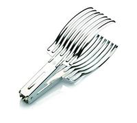 LOUIS TELLIER - Pince à rôti en Inox - Permet de Maintenir la Viande pour le Couper en Tranches Régulières - Qualité Supérieure - Marque Française