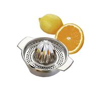 LOUIS TELLIER - Presse-Citron Manuel Inox - 2 Pièces avec Bol et Bec Verseur - Pour Citrons, Citrons Verts et Oranges