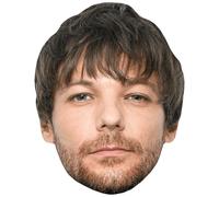 Louis Tomlinson (Brown Hair) Big Head. Masque plus grand que nature.