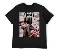Louis Tomlinson Performance Blend T-shirt à manches courtes à séchage rapide pour course à pied et fitness, Noir , L