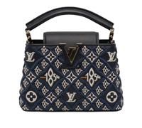 Louis Vuitton Vintage, Femme, Pre-owned, Bleu, Taille: ONE Size Capucines de seconde main