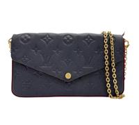Louis Vuitton Vintage, Femme, Pre-owned, Bleu, Taille: ONE Size Pre-owned Pochette Felicie Monogram Empreinte Shoulder Bag