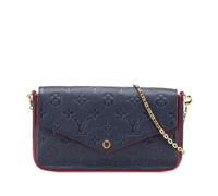 Louis Vuitton Vintage, Femme, Pre-owned, Bleu, Taille: ONE Size Pre-owned Toile sacs-bandouliere