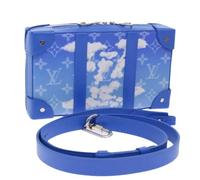 Louis Vuitton Vintage, Femme, Pre-owned, Bleu, Taille: ONE Size Sac bandoulière portefeuille Soft Trunk Pre-owned