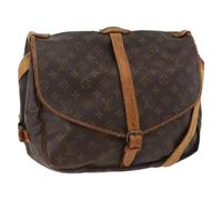 Louis Vuitton Vintage, Femme, Pre-owned, Brun, Taille: ONE Size Sac bandoulière Saumur 35 Pre-owned