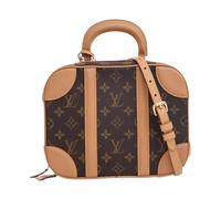 Louis Vuitton Vintage, Femme, Pre-owned, Brun, Taille: ONE Size Sac Trapèze Structuré à Poignée Supérieure de Seconde Main
