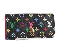 Louis Vuitton Vintage, Femme, Pre-owned, Noir, Taille: ONE Size Porte-clés Pre-owned en toile Monogram Multicolore