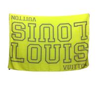 Louis Vuitton Vintage - Foulard en coton Pre-owned - Femme - Pre-owned - Jaune - Taille: ONE Size