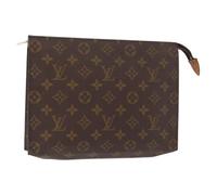Louis Vuitton Vintage - Pochette en toile Pre-owned - Femme - Pre-owned - Brun - Taille: ONE Size