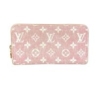Louis Vuitton Vintage - Portefeuille en jean d'occasion - Femme - Pre-owned - Rose - Taille: ONE Size