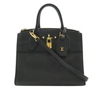 Louis Vuitton Vintage - Pre-owned City Steamer PM Leather 2way Bag - Femme - Pre-owned - Noir - Taille: ONE Size