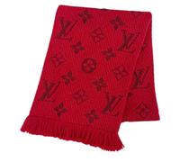 Louis Vuitton Vintage - Pre-owned Escale Logomania Monogram Wool Silk Scarf - Femme - Pre-owned - Rouge - Taille: ONE Size