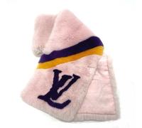 Louis Vuitton Vintage - Pre-owned Fur foulards - Femme - Pre-owned - Rose - Taille: ONE Size