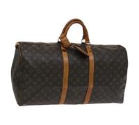Louis Vuitton Vintage - Pre-owned Keepall 55 Boston Bag - Femme - Pre-owned - Brun - Taille: ONE Size