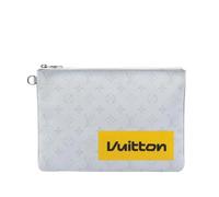 Louis Vuitton Vintage - Pre-owned Logo Story Pochette GM - Femme - Pre-owned - Blanc - Taille: ONE Size