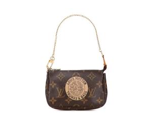 Louis Vuitton Vintage - Pre-owned Monogram Trunks and Bags Mini Pochette Accessoires - Femme - Pre-owned - Brun - Taille: ONE Size