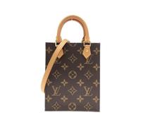 Louis Vuitton Vintage - Pre-owned Petit Sac Plat Monogram Bag - Femme - Pre-owned - Brun - Taille: ONE Size