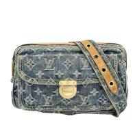 Louis Vuitton Vintage - Pre-owned Sac banane Monogram Denim - Femme - Pre-owned - Bleu - Taille: ONE Size