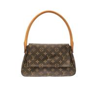 Louis Vuitton Vintage - Pre-owned Sac bandoulière Mini Looping Monogram - Femme - Pre-owned - Brun - Taille: ONE Size
