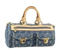 Louis Vuitton Vintage - Pre-owned Vintage Monogram Denim Hand Bag - Femme - Pre-owned - Bleu - Taille: ONE Size