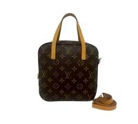 Louis Vuitton Vintage - Sac 2way Pre-owned Spontini Monogram en Cuir - Femme - Pre-owned - Brun - Taille: ONE Size