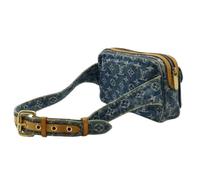 Louis Vuitton Vintage - Sac Banane en Jean de Seconde Main - Femme - Pre-owned - Bleu - Taille: ONE Size