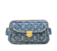 Louis Vuitton Vintage - Sac banane Monogram Denim Pre-owned - Femme - Pre-owned - Bleu - Taille: ONE Size