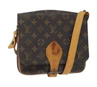 Louis Vuitton Vintage - Sac bandoulière en toile Pre-owned - Femme - Pre-owned - Brun - Taille: ONE Size