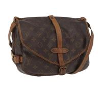 Louis Vuitton Vintage - Sac bandoulière en toile Pre-owned - Femme - Pre-owned - Brun - Taille: ONE Size