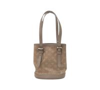 Louis Vuitton Vintage - Sac seau Monogram Satin Pré-possédé - Femme - Pre-owned - Beige - Taille: ONE Size