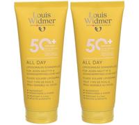 Louis Widmer All Day 50+ Crème Protection Solaire 2x100 ml