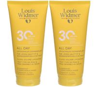 Louis Widmer All Day SPF30 | Sans Parfum Crème Protection Solaire 2x200 ml