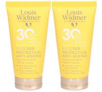 Louis Widmer Face Sun Protection Anti-Aging SPF30 Crème Solaire 2x50 ml