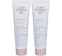 Louis Widmer Nutriderm Crème de Jour Teintée UV20 Bronze 02 De 2x30 ml