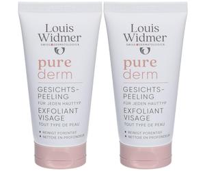 Louis Widmer Purederm Exfoliant Visage Crème 2x50 ml