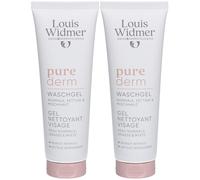 Louis Widmer Purederm Gel Nettoyant Visage 2x125 ml