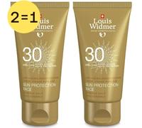Louis Widmer Sun Protection Face SPF30 légèrement parfumé Crème 2x50 ml