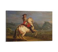 Louis XIV Poster 5 œuvres d'art sur toile Décoration murale encadrée sans cadre 60 x 90 cm