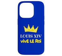 Louis XIV Vive Le Roi de France Couronne Histoire Versailles Coque pour iPhone 14 Pro