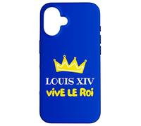 Louis XIV Vive Le Roi de France Couronne Histoire Versailles Coque pour iPhone 16