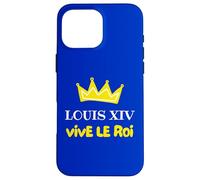 Louis XIV Vive Le Roi de France Couronne Histoire Versailles Coque pour iPhone 16 Pro Max